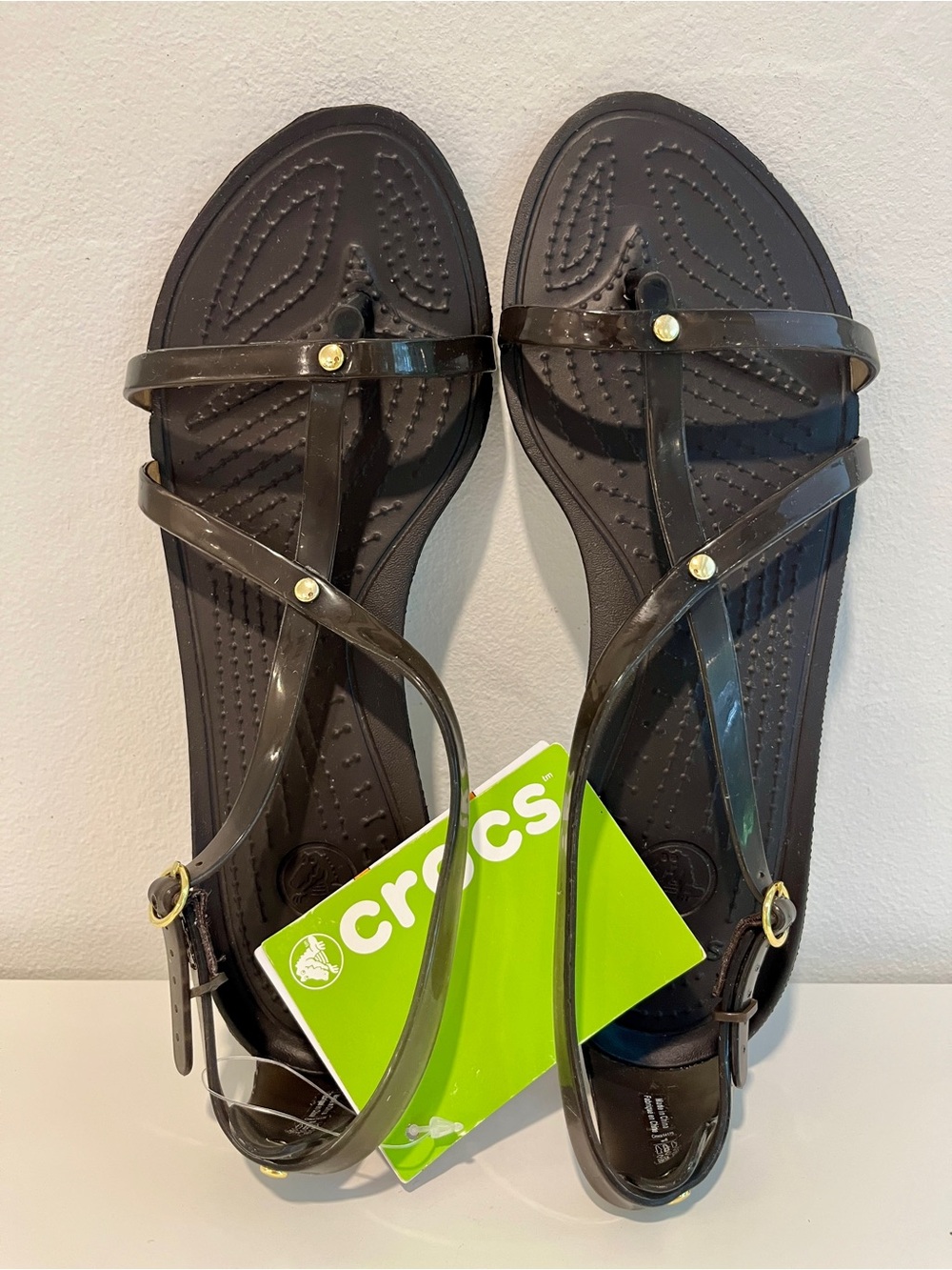 Crocs Really Sexi Strappy Sandals Jelly Flip Flops - Womens 8 - Picture 2 of 5